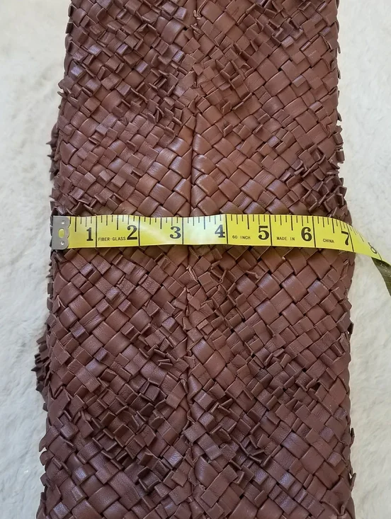 Falorni Italia Leather Textured Woven Large Tote Bag - Picture 2 of 9